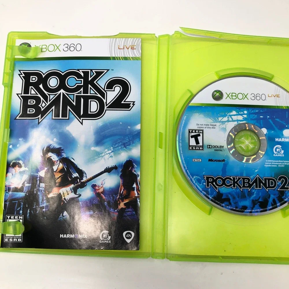 Rock Band 2 (Xbox 360) 2008 T NTSC-U/C Online Play Music & Dance